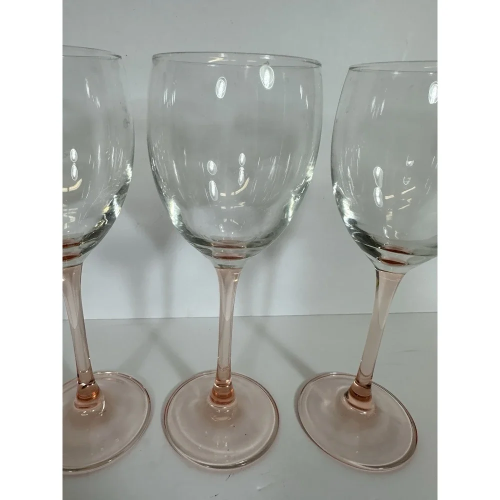 Cristal D'Arques Le Vin Rose Wine Glasses 7 3/4